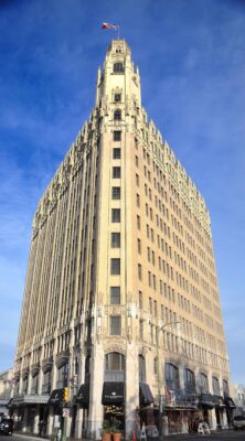 The Emily Morgan Hotel, in downtown San Antonio, is named in honor of the Texas heroine Emily D. West, a.k.a. Emily Morgan.